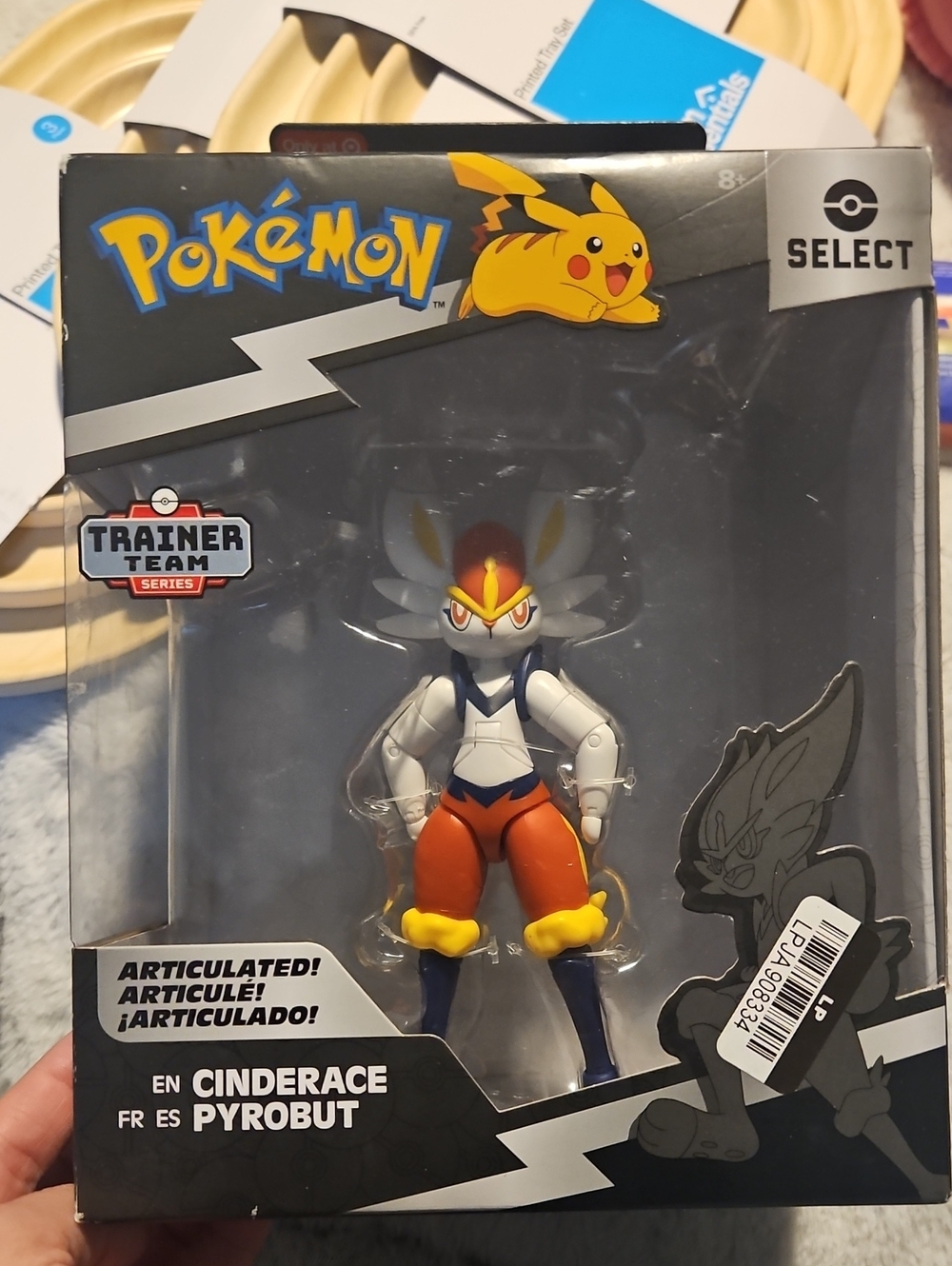 Pokemon Select CINDERACE 6” Figure Trainer Team Series Target Exclusive NEW